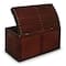 Badger Basket Hardwood Barrel Top Toy Chest